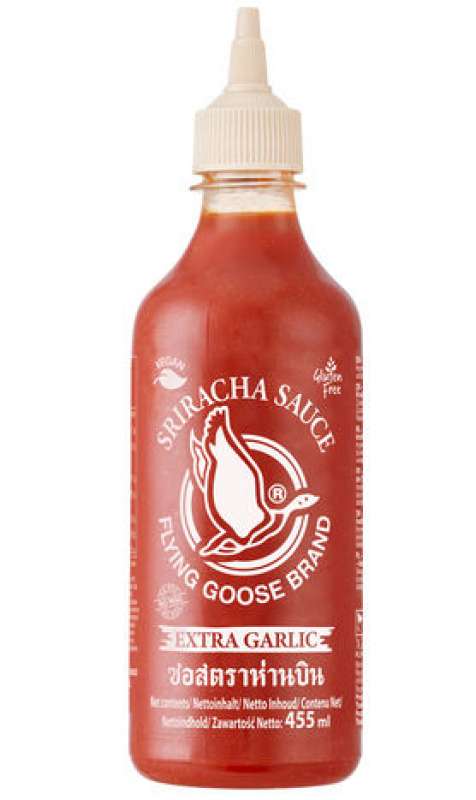 Sriracha Chilisauce mit Knoblauch no MSG